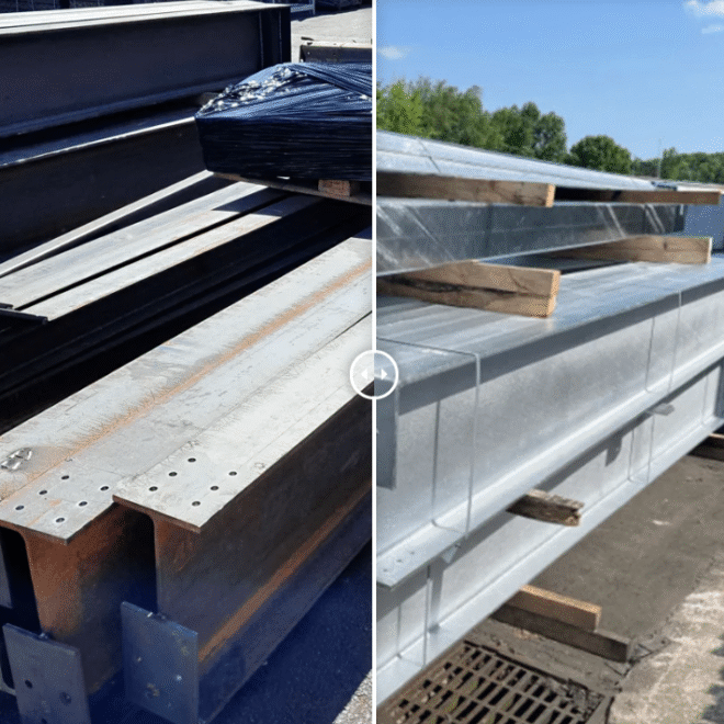 Nos réalisations : structure métallique galvanisée du 94 au 62